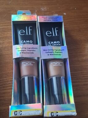 e.l.f. Camo CC Cream - Medium/Tan Shade (2 Pack) Deep 560C
